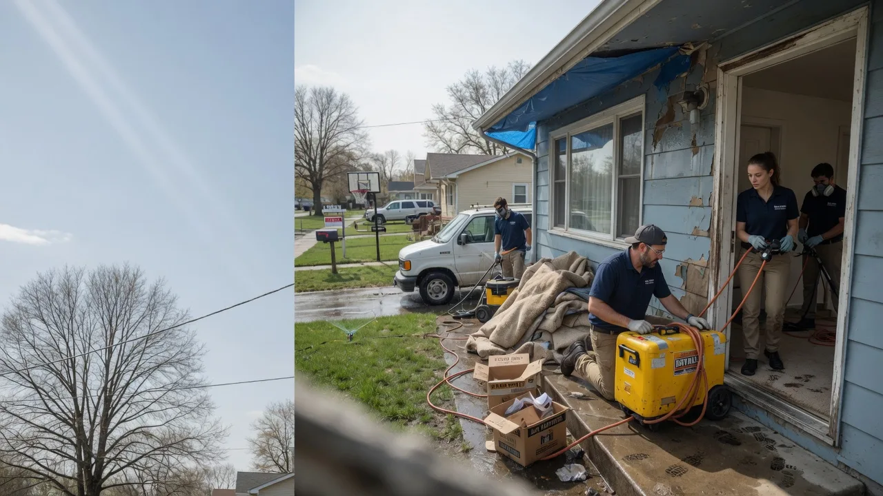 Basement Flood Cleanup in Steubenville, OH near me
